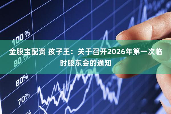 金股宝配资 孩子王：关于召开2026年第一次临时股东会的通知